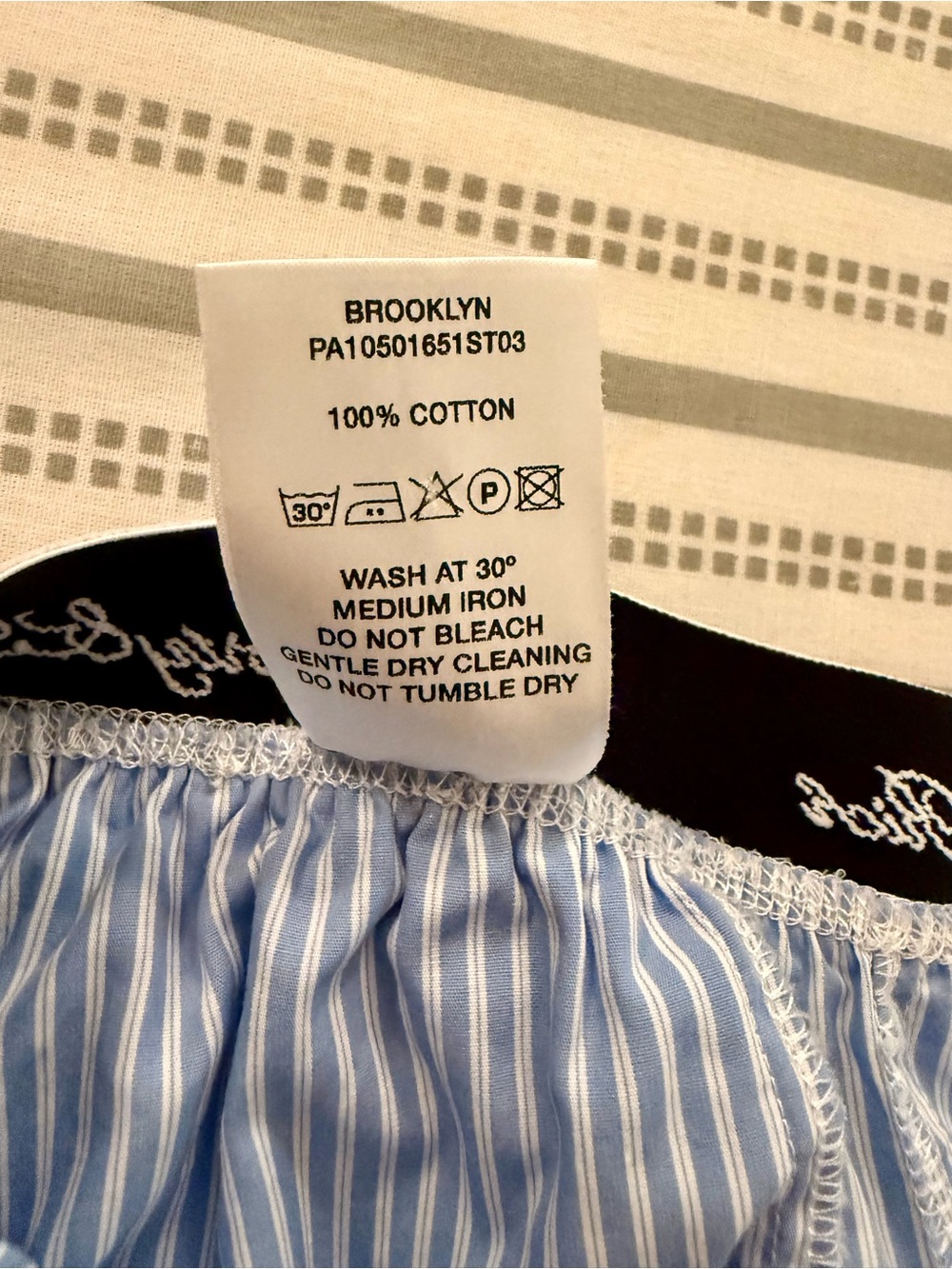Sporty & Rich Hotel du Cap Brooklyn Pajama Pant Size M 🦋🦋🦋 - Picture 7 of 7